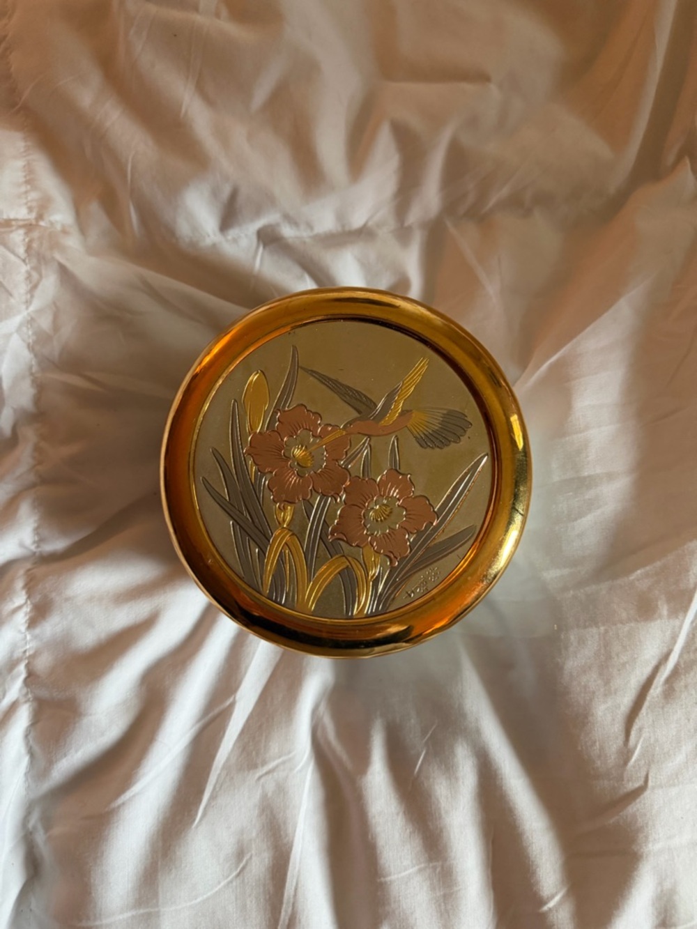 24k Gold Trinket Box “the art of chokin”